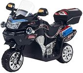 Lil' Rider Ride on Toy, 3 Wheel Motorcycle Trike for Kids by Rockin' Rollers – Battery Powered Ride on Toys for Boys and Girls, 3 - 6 Year Old - Black FX, Large