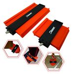 Contour Gauge with Lock：Sdanart Widen Shape Profile Gauge Duplicator Tool，Exactly Copy Irregular Shapes，Corners，Curves（5 inch+10 inch）