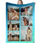 VICVIK Personalised Blanket,Custom Blanket,Personalised Photo Blanket,Customised Photo Blanket Personalised for Adults,Picture Blanket Personalised Gifts for Mum,Dad,Boyfriend,Girlfriend