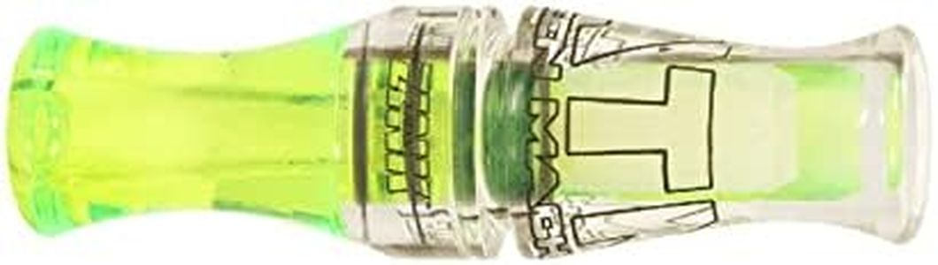 Zink ATM Green Machine Polycarbonate Double Reed Durable Hunting Waterfowl Duck Game Call - Huge Range of Tones with Great Bottom-End Sound, Lemon Drop