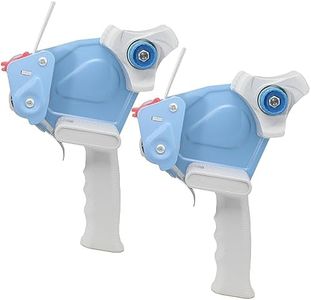 WELSTIK Tape Gun - Fast and Convenient Packing Solution for 2-Inch Tape Dispensing 2 Pack Blue