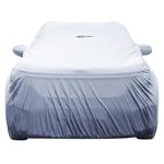 NEODRIFT 'SilverTech' Car Cover for Maruti Suzuki S-Presso (100% Water-Resistant, All Weather Protection, Tailored Fit, Multi-Layered & Breathable Fabric) (Colour: Silver)