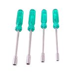 Lovely ® Lilyton 8 9 10 11 mm Nut Driver Set with Handle (Green, 150 mm Length) Set of 4 Sizes