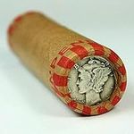 Unsearched Wheat Penny Roll w/Silve