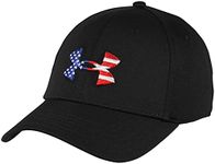 Under Armour Freedom Blitzing Hat, Black (001)/Red, Large/X-Large