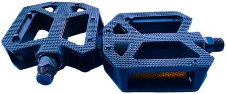 Wavva® ABS Strong Plastic Cycle Bicycle Pedal Set for MTB Mountain Senior Ranger Bikes Free Size with Axle for All Cycles (Black) We Deals in Quality Product Only.