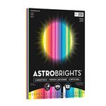 Astrobrights Colored Cardstock, 8.5” x 11”, 65 lb / 176 gsm, "Spectrum" 25-Color Assortment, 75 Sheets (80944-01)