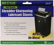 Nuova SP12 Shredder Sharpening & Lubricant Sheets, 12 Count