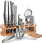 24-Piece Cocktail Shaker Bartender 