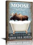 Moose Decor Bathroom Wall Decor Can