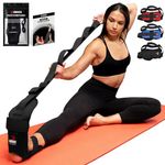 Dmoose Yoga Stretching Strap,Exercise and Leg Lift Straps,Leg and Calf Stretcher Strap with Adjustable loops, Fascia Stretcher For Physical Therapy, Plantar Fasciitis Relief,Pilates,Dance & Gymnastics