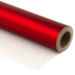 RUSPEPA Gift Wrapping Paper Roll - 81.5 Sq Ft Matte Red for Wedding,Birthday, Shower, Congrats, and Holiday Gifts-30Inch X 32.8Feet