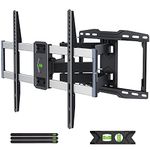 USX MOUNT Full Range Indoor Outdoor TV Mount up to 132lbs Full Motion Weatherproof TV Wall Mount for 37-70 inch TVs Swivel Articulating, Max VESA 600x400mm, All -Weather Durability Easy Installation