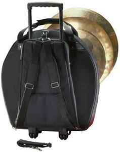 Humes & Berg Galaxy GL526DIVTP 22-Inch Cymbal Bag with Padded Dividers Tilt-n-Pull