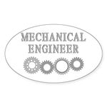 CafePress Mechanical Engineer Oval Sticker Oval Bumper Sticker Car Decal