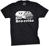 Mens Big Bro-rrito Tshirt Funny Brother Tee For Guys (Black) - S