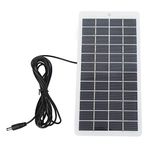 Solar Panel, 5W 12V Portable High Efficiency Solar Module Polycrystalline Solar Power Panel with DC Interface, Energy Saving Solar Charger Panel for Emergency Lights, Small Solar Energy Systems