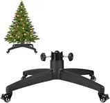 WEIMELL Christmas Tree Stands for 7.5 FT Artificial Trees Rolling Wheels Movable Universal Xmas Tree Holder Base Fits Up 7.5 Foot Fake Tree 1-2.56 Inch Pole (Stand Diameter 29 Inch)