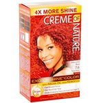 Creme of Nature Exotic Shine Color With Argan Oil, Intensive Red 7.6, 1 ea ( Pack of 2)