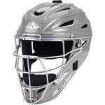 ALL-STAR MVP2500 Adult Catchers Helmet Color: Silver