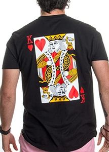 Ann Arbor T-shirt Co. King/Queen | Matching Couples Husband Wife Bridal Wedding Newlywed T-Shirts-(King,XL)