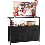 Sweetcrispy TV Stand for Bedroom, T
