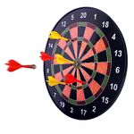 Happy Hoots Unleash Your Target Skills with The Ultimate 17-Inch Dart Wheel Game Set: Exciting Indoor/Outdoor Fun with 6 Colorful Darts - A Fantastic Game of Precision and Entertainment