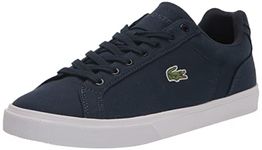 Lacoste - Mens Lerond Pro Baseline Leather Sneakers, Navy Blue/White, 10