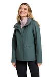 Mountain Warehouse Thunderstorm Womens 3 in 1 Jacket - Waterproof Outer Ladies Rain Coat, Adjustable Features, Detachable Fleece Inner Jacket - for Winter, Outdoors Khaki Women's Size 16