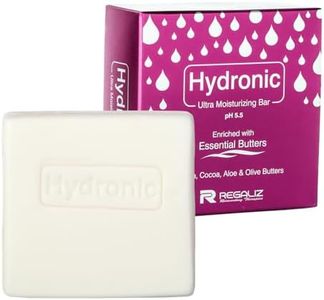 Regaliz Hydronic Soap - Gentle Cleansing Bar for Dry and Sensitive Skin, Hydrating Formula for Daily Use, Suitable for All Skin Types | Pack of 3