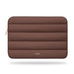 Vandel - The Original Puffy Laptop Sleeve 13-14 Inch Laptop Sleeve. Brown Cute Laptop Sleeve for Women. Carrying Case Laptop Cover for MacBook Pro 14 in, MacBook Air Sleeve 13 Inch, iPad Pro 12.9