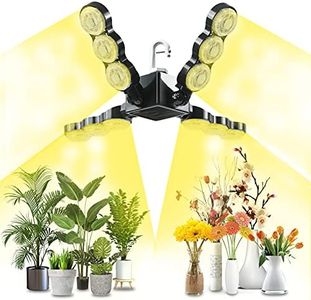 SANSI 60 W Plant Lamp LED Full Spectrum High PPFD (600 Watt Equivalent), Hook Foldable IP65 Grow Light, for Indoor Plants, Hydroponics, Succulents, Seedlings, Vegetables, Flower Garden 220 V
