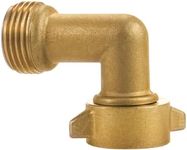 Garden Hose Connector, 3/4 Inch 90°