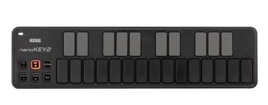 Korg nanoKEY2 Slim-Line USB MIDI Keyboard (Black)