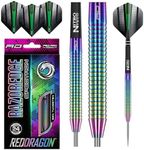 Red Dragon Razor Edge Spectron: 24g - Tungsten Darts Set with Flights and Stems