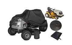 UCARE Garden Riding Lawn Mower Cover Outdoor Cycling Scooter Cover Waterproof and UV Resistant Tractor Protection Storage Bag Suitable for Scooter Black (XXL 94 * 19 * 55in)