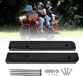 Goldfire Motorcycle Tour-Pak Relocator Kit Mount Plate Rack Adjustable 1"-3" Tour Pak Pack Extend Compatible with Harley Touring Electra Road Glides Road King Trikes 2014-2024