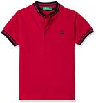 United Colors of Benetton Boy's Regular Polo Shirt (30894ECOMI_RED 12 Years-13 Years)