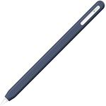 UPPERCASE Designs NimbleSleeve Premium Silicone Case Holder Protective Cover Sleeve Compatible with iPad Apple Pencil Pro and 2nd Generation Only (Midnight Blue)