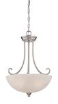 Designers Fountain 85131-SP Kendall Inverted Pendant, Satin Platinum