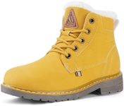 Mishansha Boys Girls Snow Boots Water Resistant Kids Winter Hiking Boots