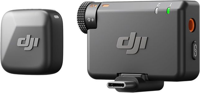DJI Mic Mini Wireless Lavalier Microphone – Compact Clip-On Audio