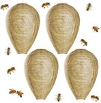 4 Pack Wasp Nest Decoy, Fake Wasp H