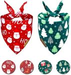 Raisingwell Christmas Dog Bandanas 