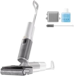 roborock F25 RT Vacuum Mop All in One, Wet Dry Vacuum Cleaner Cordless, 20000Pa Floor Cleaner Machine for Tile Hardwood Wood Vinyl Floor, Edge to Edge Self Cleaning Electric Mop with 180° Lie-Flat