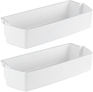 UPGRADED Lifetime Appliance (2 SET) 2187172 Door Shelf Bin Compatible with Whirlpool Refrigerator