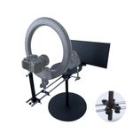 DFCINE 360 Photo Booth with Slider, Video Camera Rig Rotating Platform with Dolly Wheel for Product Commercial Photography, 360 Booth for Slow Motion, Bullet-time, and Slider Effects (V360S)