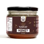Kesariya Farm Wildflower Honey | Raw 100% Pure & Natural | Produced By Wild Forest Bees | Unprocessed, Unpasteurized | NMR Tested | Glass Jar (350 Gram)