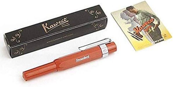 Kaweco Sport Skyline Fountain Pen Fox, Fine Nib Sport Octagonal Clip Chrome