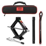 Heyner Germany Heavy Duty Car Scissor Jack With Ratchet Vehicle Lifting Tool Emergency (2 Tons)